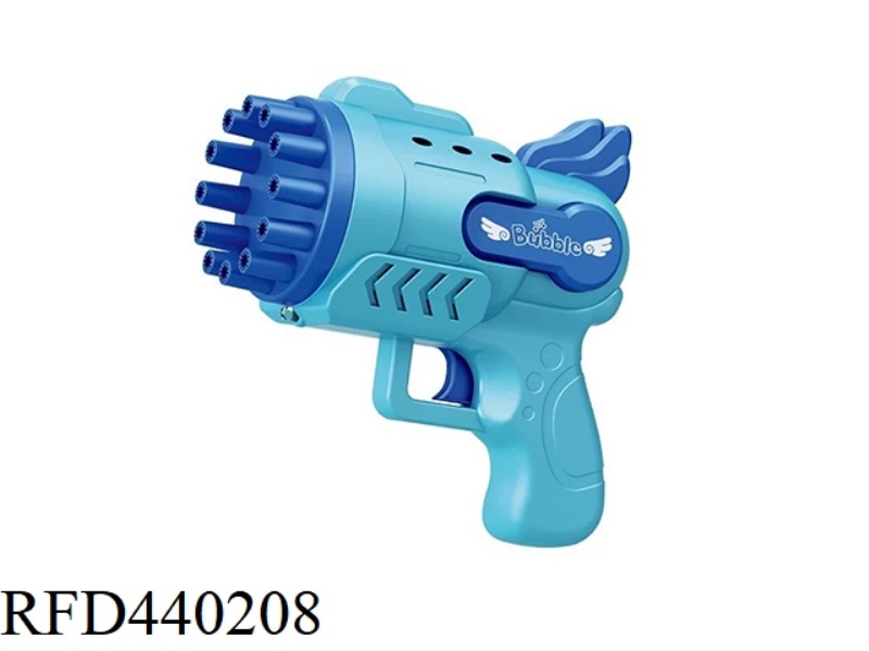 12 HOLE BUBBLE GUN (BLUE)