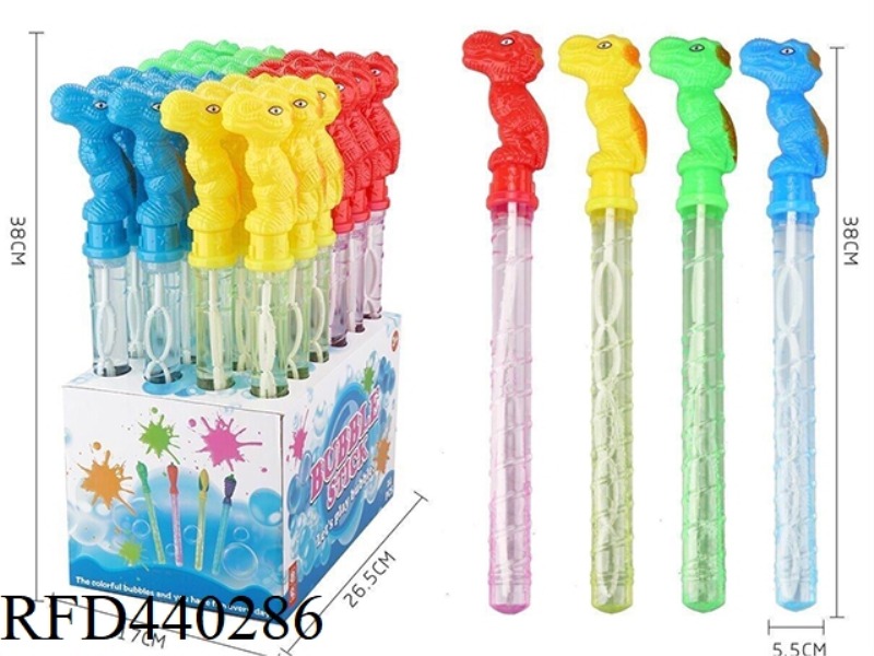DINOSAUR STICK BUBBLE STICK (24PCS)