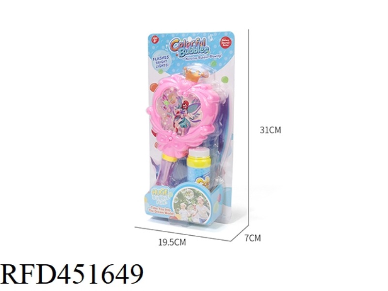 ELECTRIC FLOWER FAIRY MAGIC STICK BUBBLE MACHINE