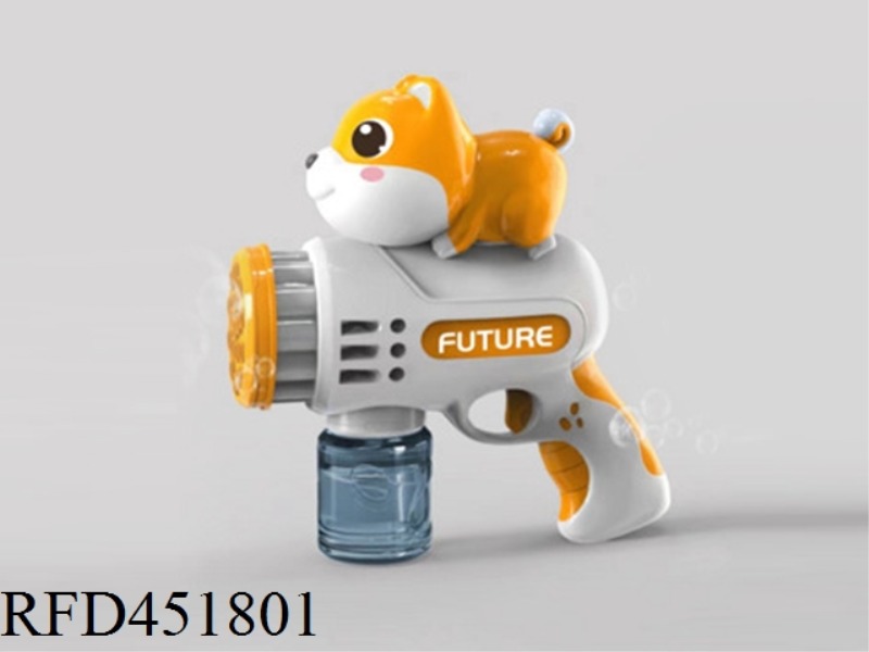 10-HOLE BUBBLE PISTOL DOG