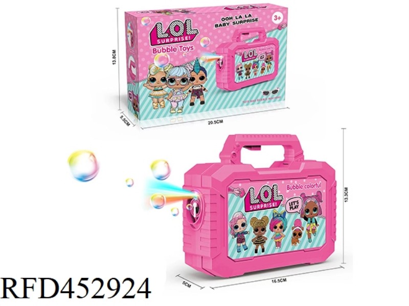 LOL SURPRISE DOLL BUBBLE MACHINE