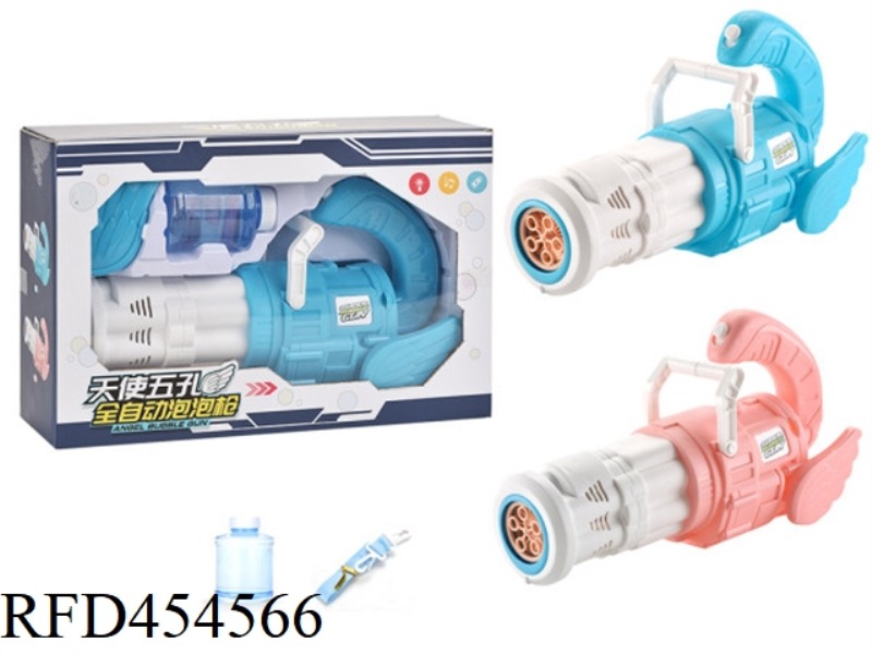 ANGEL TEN HOLE AUTOMATIC ACOUSTO-OPTIC ELECTRIC BUBBLE GUN