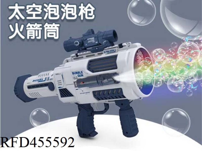 N+ HOLE ELECTRIC BUBBLE GUN (PLUS FLASHLIGHT AND DOUBLE MIRROR)