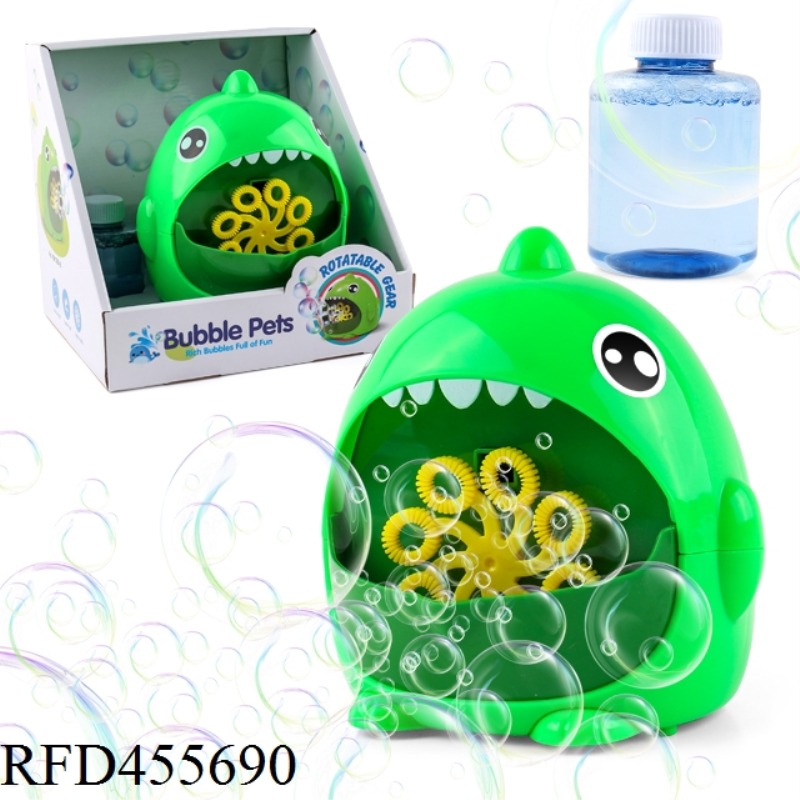 ELECTRIC DINOSAUR BUBBLE MACHINE