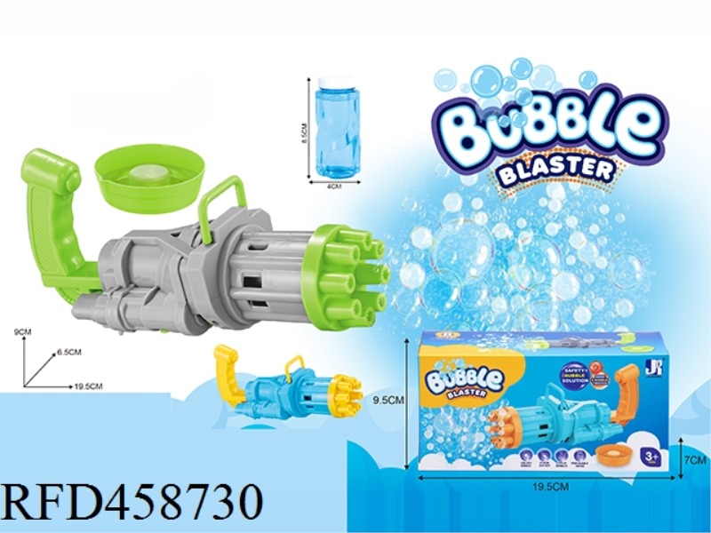 ELECTRIC GATLIN BUBBLE GUN (NEW COLOR SYSTEM) (50ML*1)