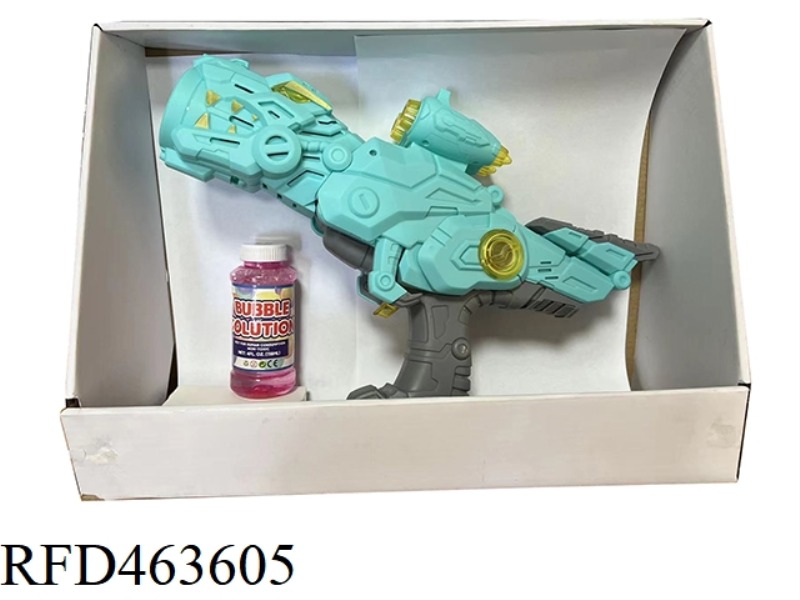B/O 10 spraying dinosaur bubble gun with light