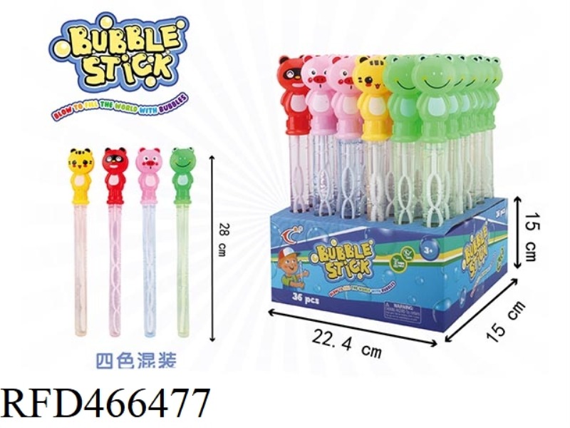 SMALL CARTOON BUBBLE STICK 36PCS