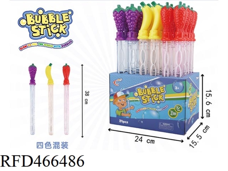 FRUIT BUBBLE STICK 24PCS