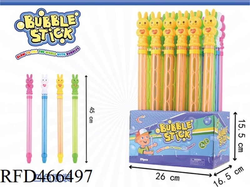 RABBIT WATER CANNON BUBBLE STICK 245PCS