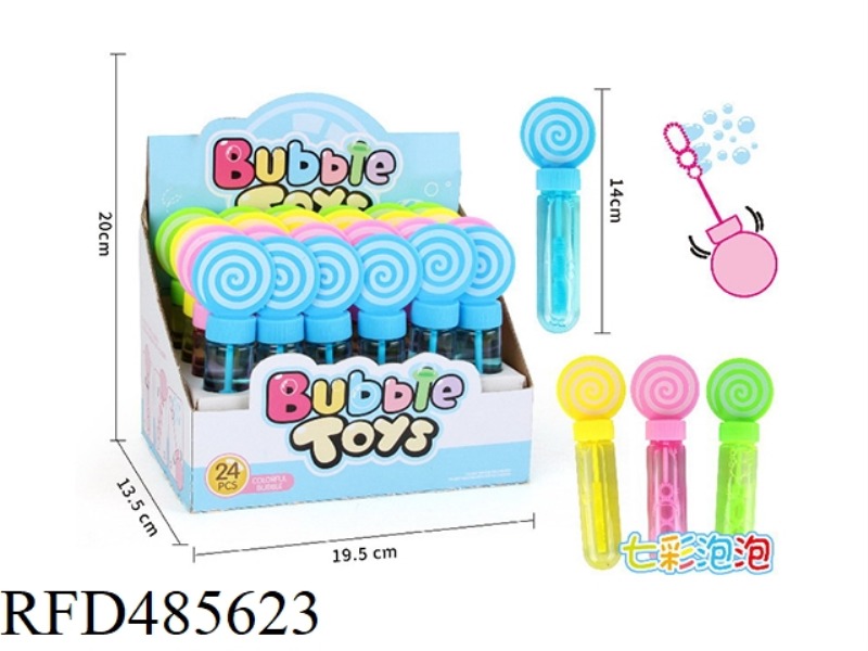 LOLLIPOP BUBBLE BARS (MINI) 24 / DISPLAY BOX