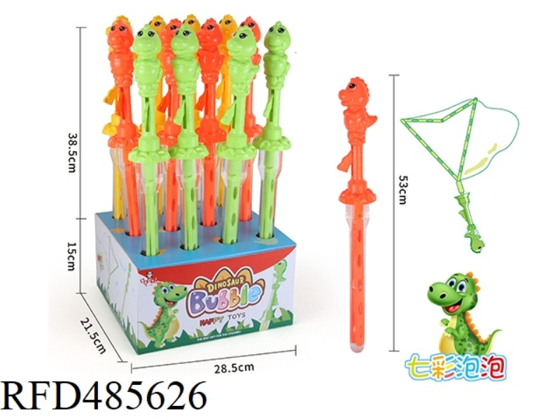 DINOSAUR WESTERN SWORD (BUBBLE IN BUBBLE) 12 PIECES/DISPLAY BOX