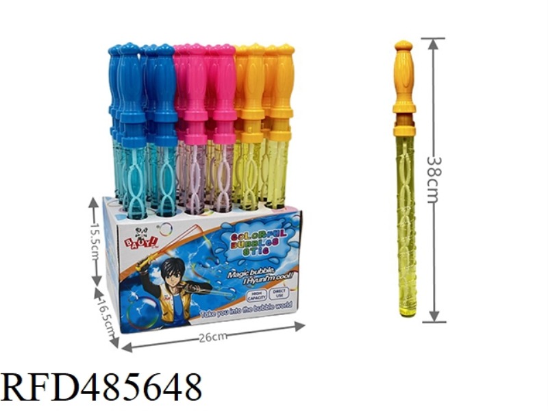 OVAL HANDLE (38 CM STRAIGHT BOTTLE) 24 PIECES/DISPLAY BOX