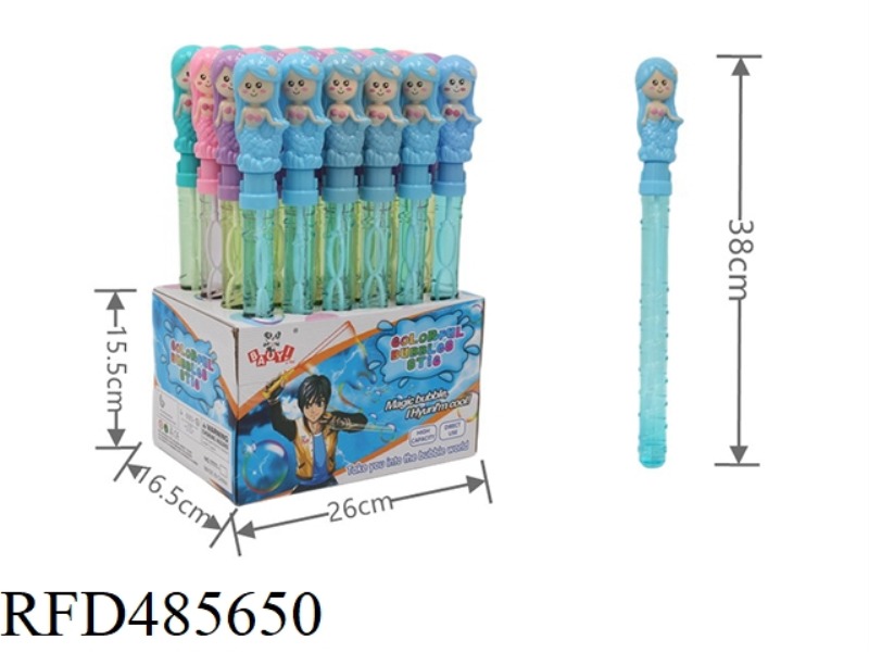 24 MERMAIDS (38 CM SPIRAL BOTTLE)/DISPLAY BOX
