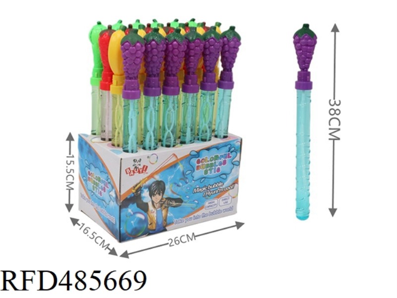 FRUIT (38 CM SPIRAL BOTTLE) 24 PIECES/DISPLAY BOX