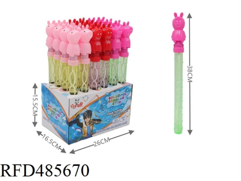 PEPPA PIG 2 (38 CM SPIRAL BOTTLE) 24 PIGS/DISPLAY BOX