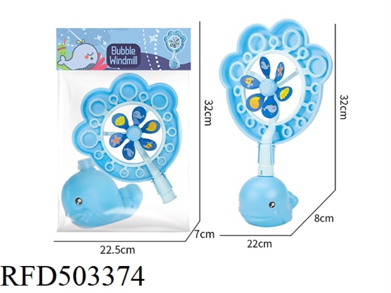 WHALE WINDMILL BUBBLE (1 COLOR)