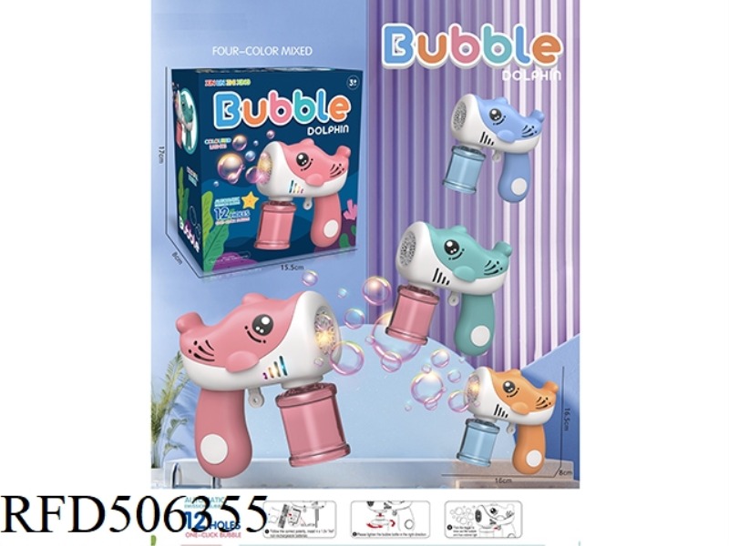 12-HOLE DOLPHIN BUBBLE GUN