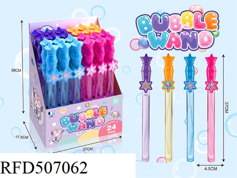 LOVE PEACH CARTOON BUBBLE STICK 24PCS