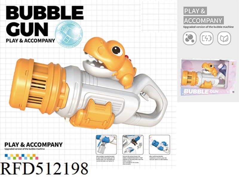 10 HOLE BUBBLE GATLING TYRANNOSAURUS REX
