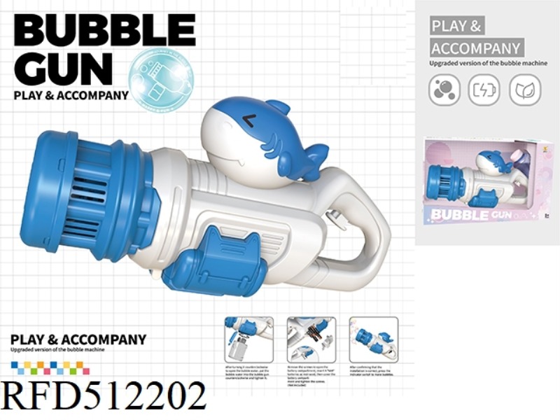 10 HOLE BUBBLE GATLING SHARK