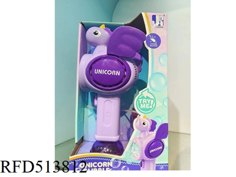 ELECTRIC UNICORN BUBBLE WAND