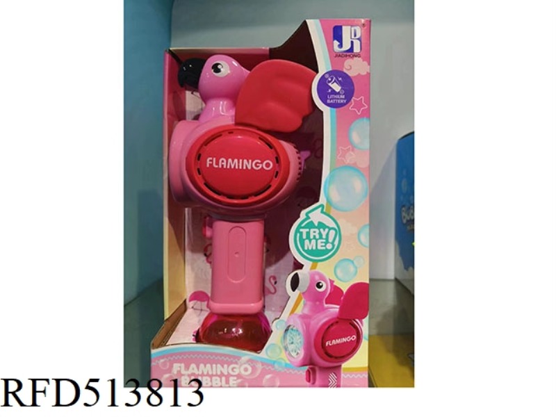 ELECTRIC FLAMINGO BUBBLE STICK