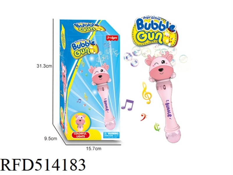 ELECTRIC LIGHT MUSIC DEER LOVE BUBBLE STICK