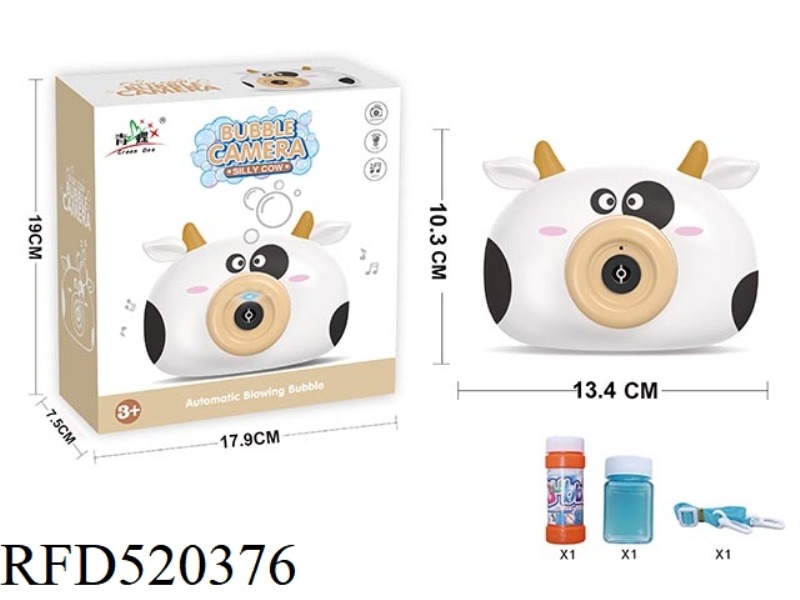 CUTE COW BUBBLE CAMERA