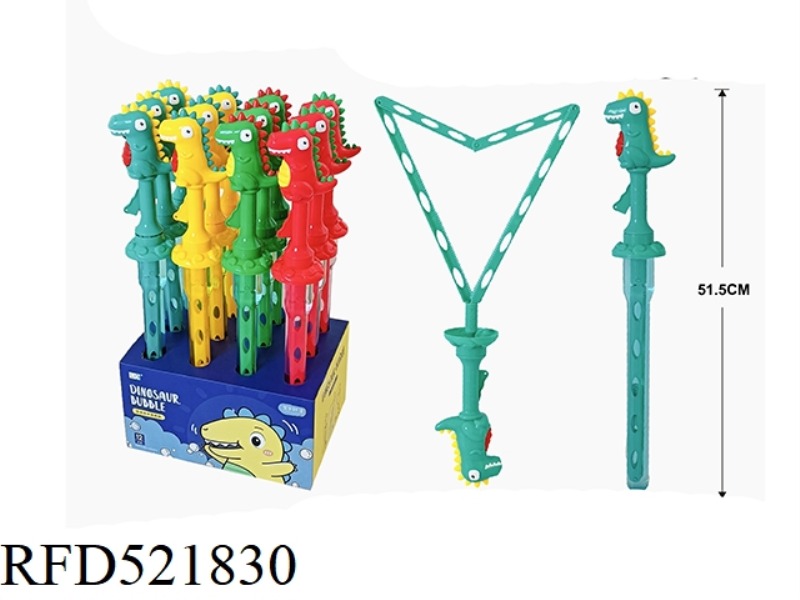 BIG DINOSAUR BIRD WESTERN SWORD BUBBLE STICK 12PCS/ BOX