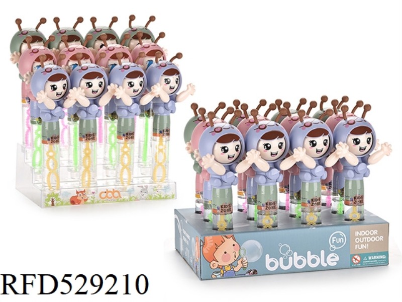 CHANGING FACE CUTE BABY BUBBLE STICK 12PCS