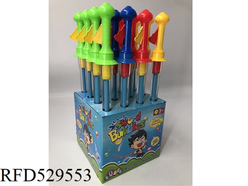 46CM WESTERN BUBBLE SWORD 16PCS