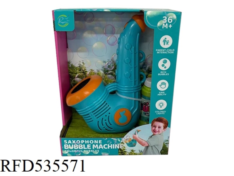 SAXOPHONE BUBBLE MACHINE