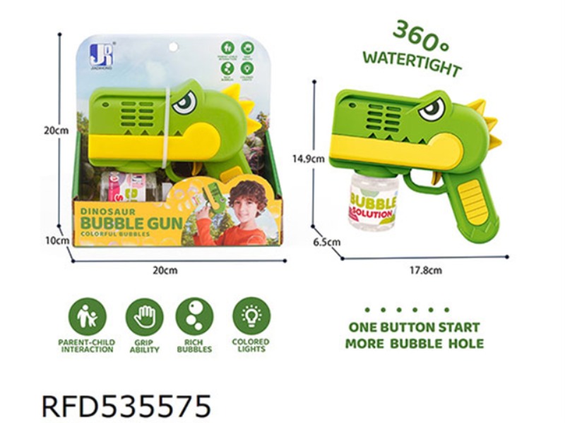 POROUS DINOSAUR BUBBLE GUN