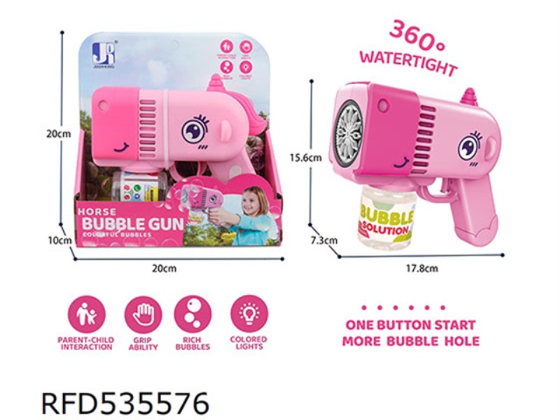 POROUS UNICORN BUBBLE GUN