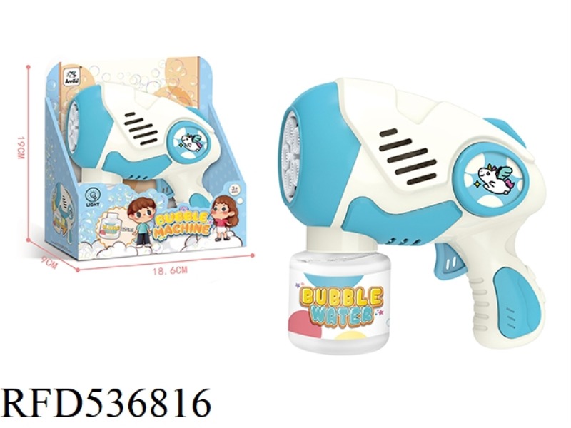 FULLY AUTOMATIC SMALL FIVE-HOLE SPACE BUBBLE GUN LIGHT