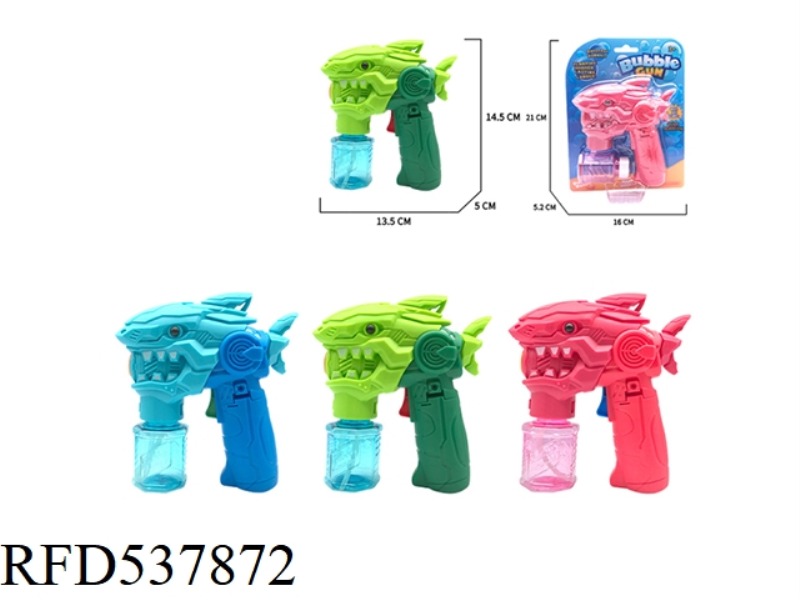 ELECTRIC MECHANICAL SHARK BUBBLE GUN