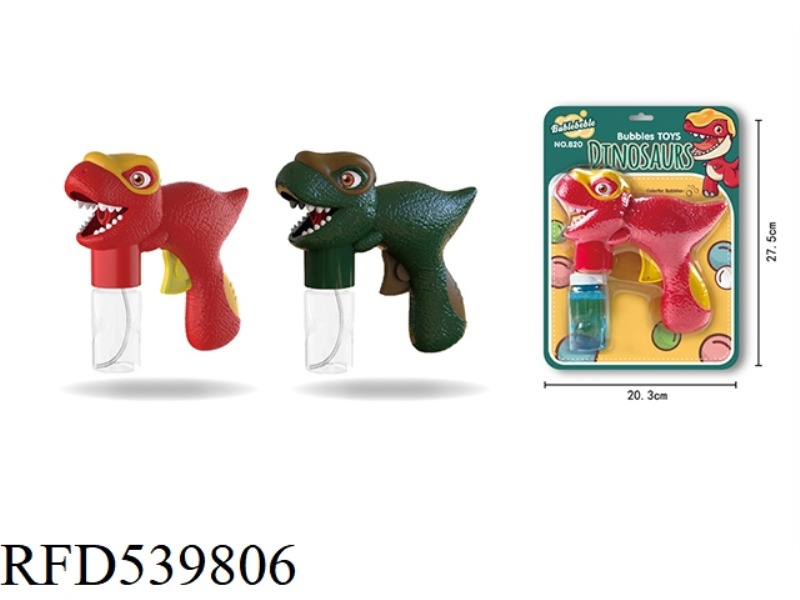 MANUAL DINOSAUR BUBBLE GUN