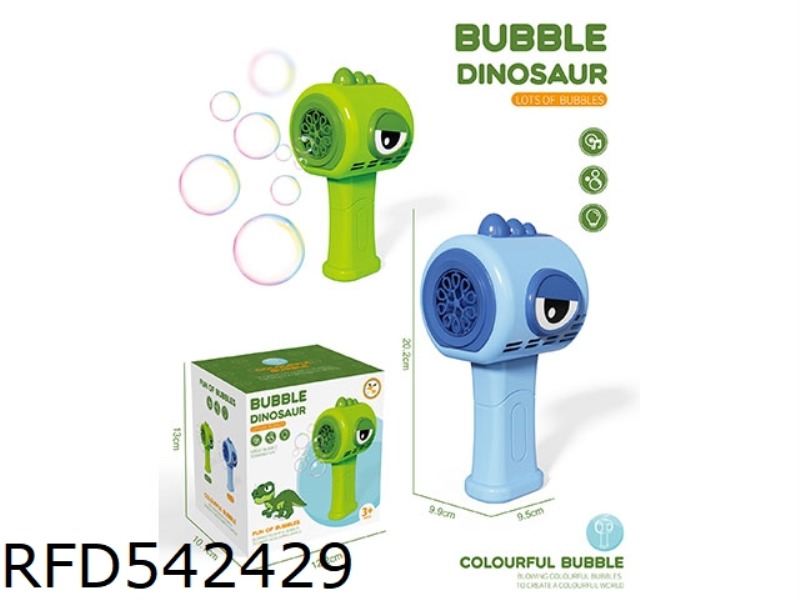 DINOSAUR ELECTRIC BUBBLE WAND