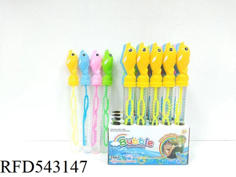 26CM DOLPHIN BUBBLE WAND (24 PCS)