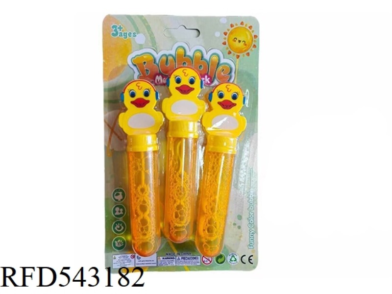 LITTLE YELLOW DUCK BUBBLE STICK