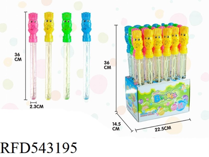 OCTOPUS BUBBLE WAND 24PCS