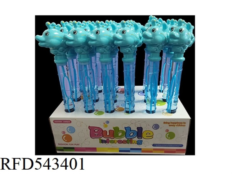 35CM DOLPHIN WHISTLE BUBBLE WAND 18PCS