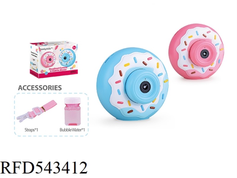 DOUGHNUT BUBBLE CAMERA (PINK, BLUE)