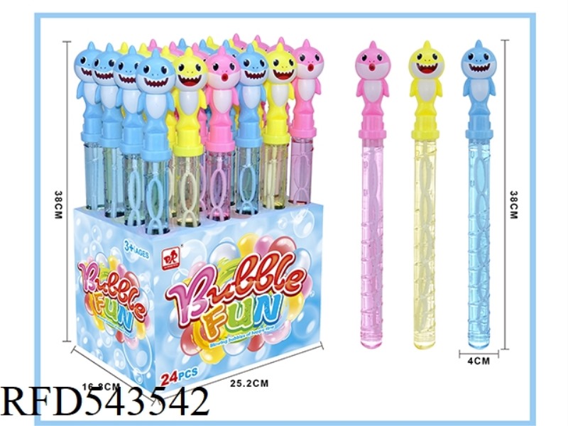 BABY SHARK BUBBLE WAND 24PCS