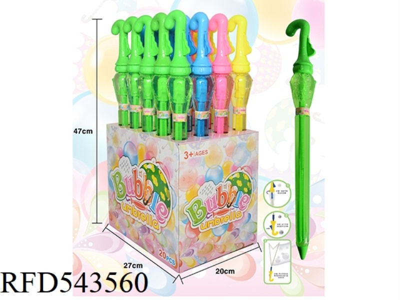 UMBRELLA BUBBLE WAND (TRIANGLE)20PCS