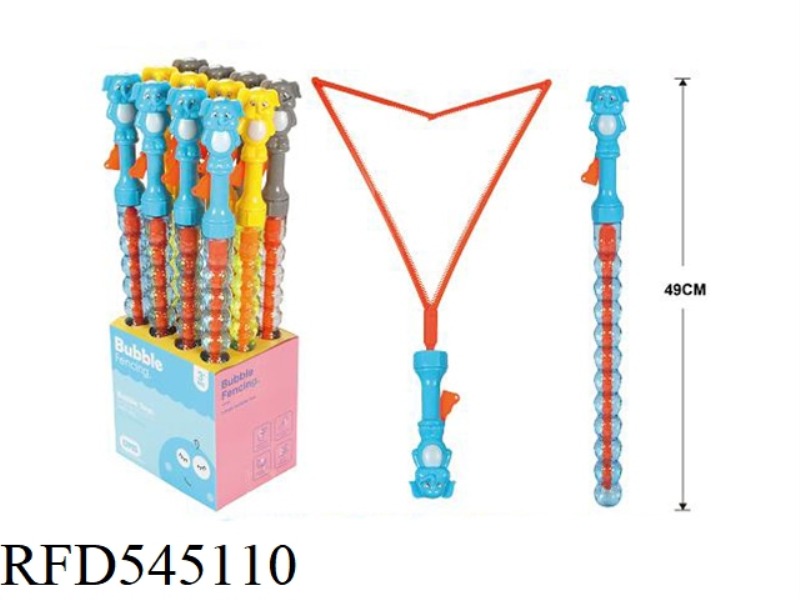 185ML ELEPHANT WESTERN SWORD BUBBLE WAND 12PCS/ BOX