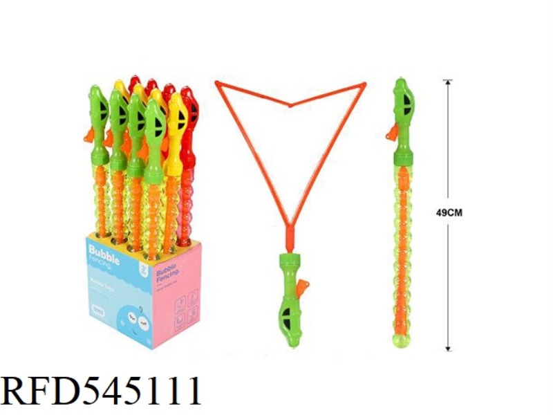 185ML  WESTERN SWORD BUBBLE WAND 12PCS/ BOX