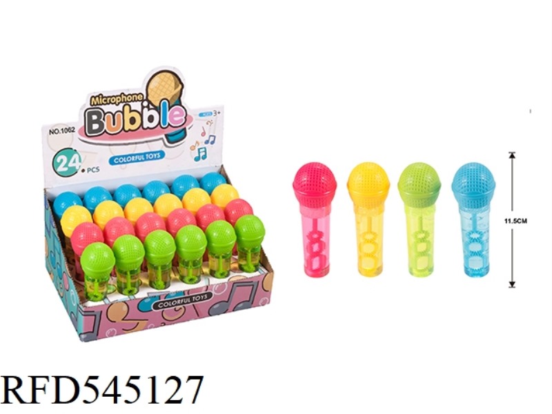 MICROPHONE BUBBLE WAND 24PCS/ BOX
