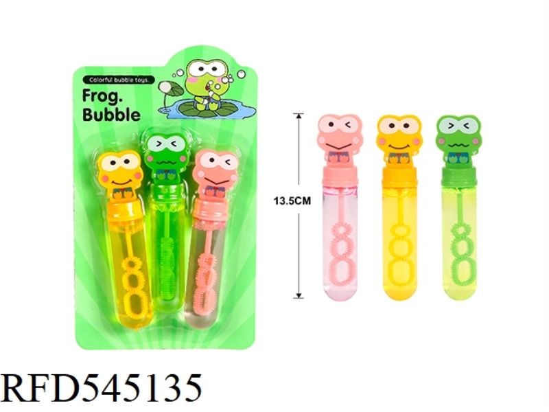 FROG BUBBLE STICK 3PCS/ CARD