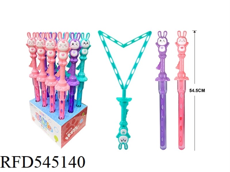 BIG RABBIT WESTERN SWORD BUBBLE WAND 12PCS/ BOX 200ML